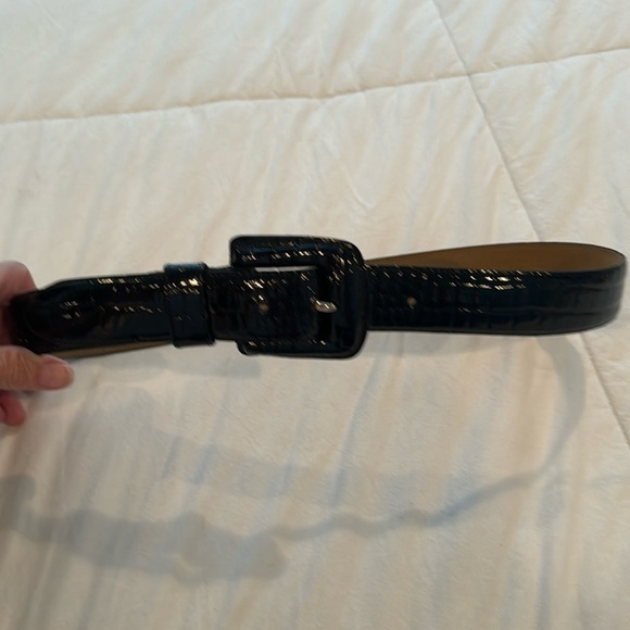Millis black leather belt made in Italy 🇮🇹